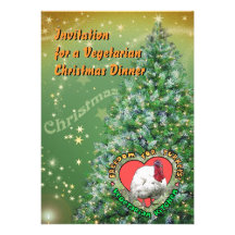 Dîner de Noël végétarien Bristols Personnalisés