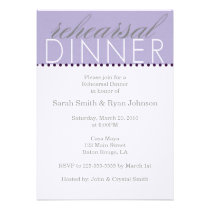 Dîner de répétition (pour Jamie) invitations
