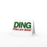 Ding Fries are done