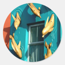 Dingle Dolphins on Souvenir Shop Sticker