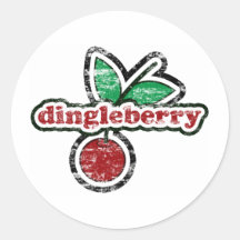 Dingleberry Round Stickers