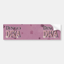 Dingo DIVA Bumper Sticker