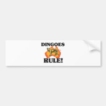 DINGOES Rule! Bumper Stickers