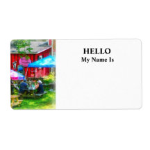 Dining Al Fresco Custom Shipping Labels