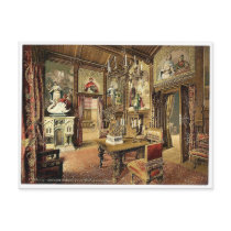 Dining room, Neuschwanstein Castle, Upper Bavaria, Postcard