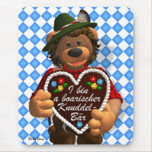 Dinky Bears Bavarian Cuddle Bear Mousepads