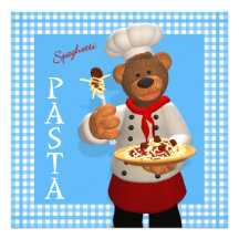 Dinky Bears Chef: Pasta Custom Announcements