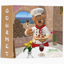 Dinky Bears Chef: Spaghetti with Meatballs Binder