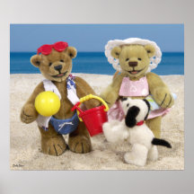 Dinky Bears: Day at the Beach Poster