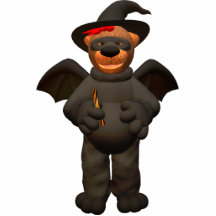Dinky Bears Little Bat Photo Sculptures