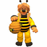 Dinky Bears Little Bee Acrylic Cut Outs