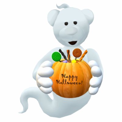 Dinky Bears Little Ghost with Goodies by imaginecreations