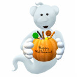 Dinky Bears Little Ghost with Goodies photo sculptures