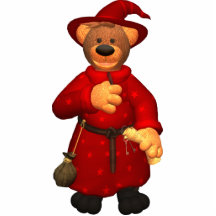 Dinky Bears Little Trick or Treat Wizard Cut Outs