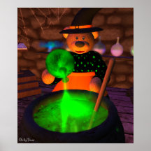 Dinky Bears Little Witch Poster