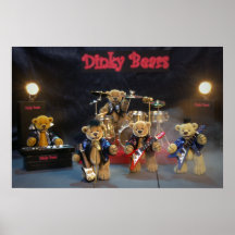 Dinky Bears on stage Posters