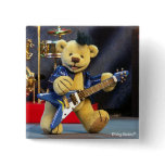 Dinky Bears: Rockstar Button