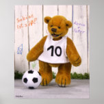 Dinky Bears Soccer Player Posters