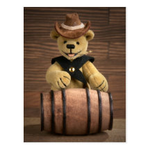 Dinky Bears: Wild West Life Postcards