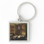 Dinner of the Prince of Conti in the Temple Key Chains
