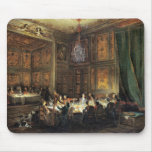 Dinner of the Prince of Conti in the Temple Mousepads