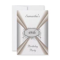 Dinner Party Birthday Invitation Add your details