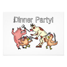 Dinner Party humour invitation