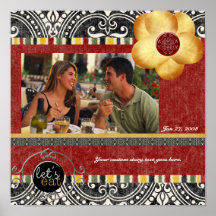 Dinner Party Scrapbook Page Posters