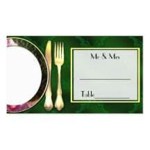 Dinner Place Card Business Card Templates