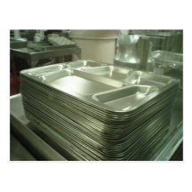 Dinner Trays Postcard