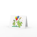 Dino 4th Birthday Invitation Card