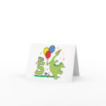 Dino 5th Birthday Invitation cards