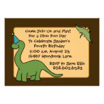 DINO Birthday Party Invitations