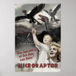 Dino D-Day: Microraptor Poster