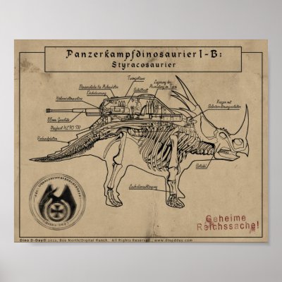 Dino D-Day: Styracosaur Poster by DinoDDay