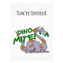 Dino Mite Custom Announcements