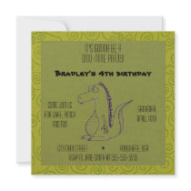 Dino-mite Custom Invites