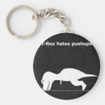 Dino push ups! key chains