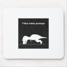 Dino push ups! mouse mat