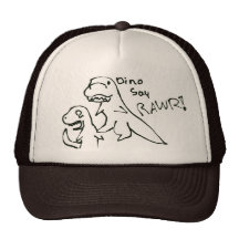 Dino say RAWR hat
