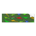 Dino Wallpaper Bumper Sticker