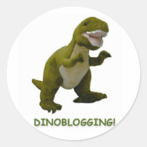 dinoblogging sticker