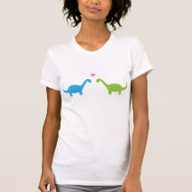 dinos in love t-shirts