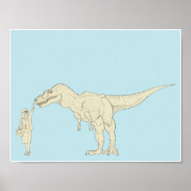 Dinosaur 11x8.5 poster