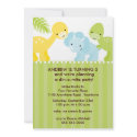 Dinosaur Birthday Party Invitation