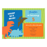 Dinosaur Birthday Party Invitations