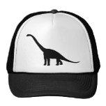 Dinosaur Brontosaurus Black and White Hats