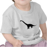 Dinosaur Brontosaurus Silhouette T Shirt