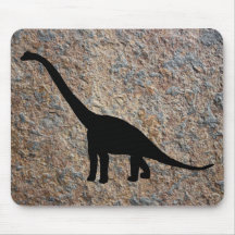 Dinosaur Brontosaurus Stone Texture Mouse Pad
