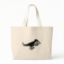 Dinosaur Eating Jesus Fish Bag